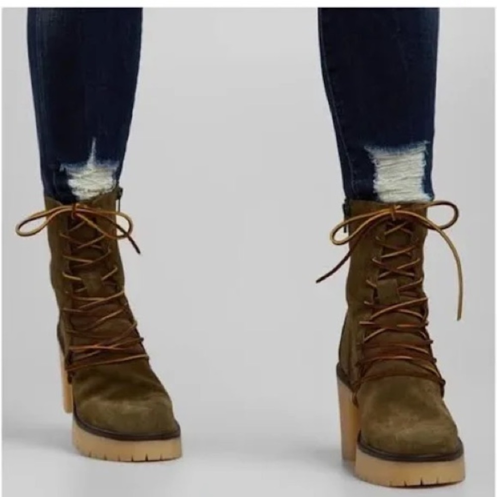 Free People: Dylan Lace up Boots